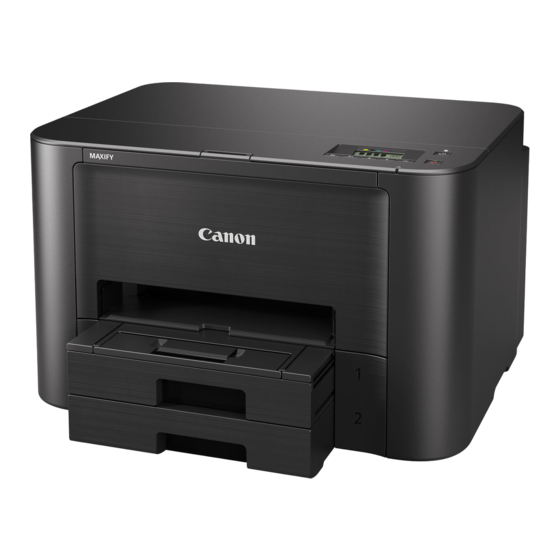 Canon iB4100 Series Online Handleiding