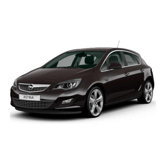 Opel Astra J 2014 Gebruikershandleiding