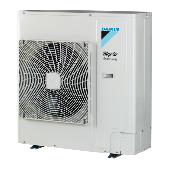 Daikin Sky Air Advance Series Uitgebreide Handleiding Voor De Installateur