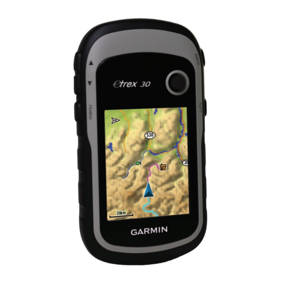 Garmin eTrex 10 Snelstartgids