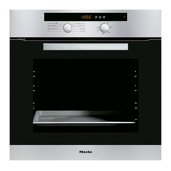 Miele H 4171 Gebruiksaanwijzing