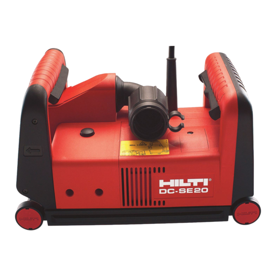 Hilti DC-SE 20 Gebruiksaanwijzing