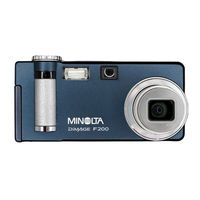 Minolta DimAge F200 Gebruiksaanwijzing