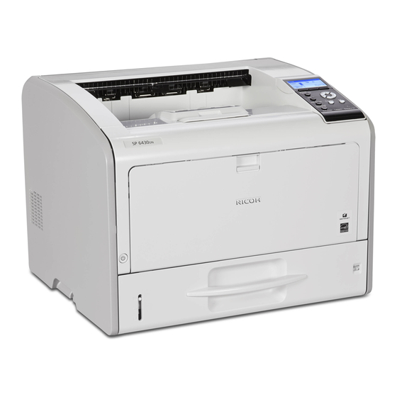 Ricoh SP 6430DN Gebruikershandleiding