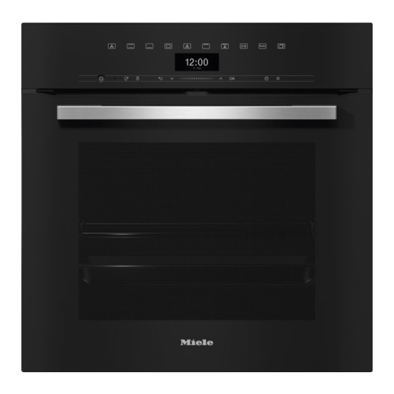 Miele H 7365 B Gebruiks- En Montagehandleiding