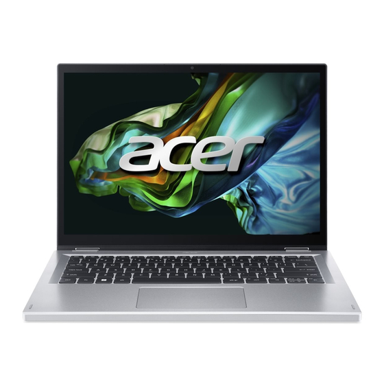 Acer Aspire 3 14 Gebruikershandleiding