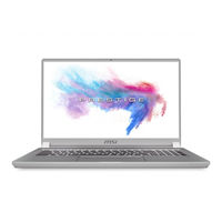 MSI GS75 9SD-819BE Gebruikershandleiding