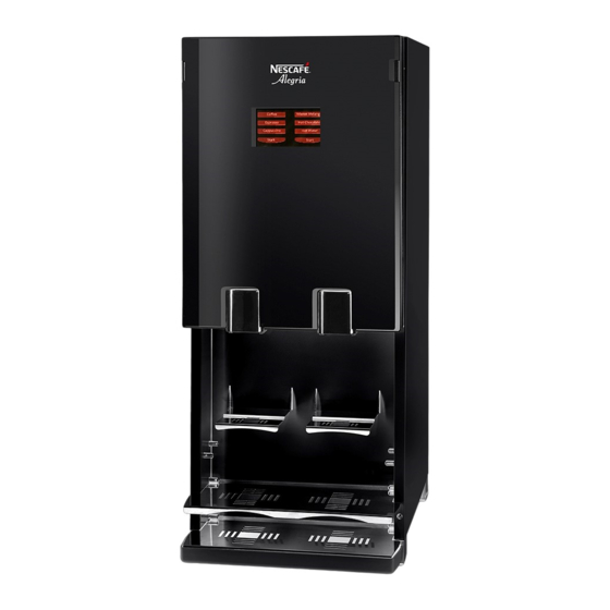 Nescafe Alegria High Capacity Machine Gebruikershandleiding