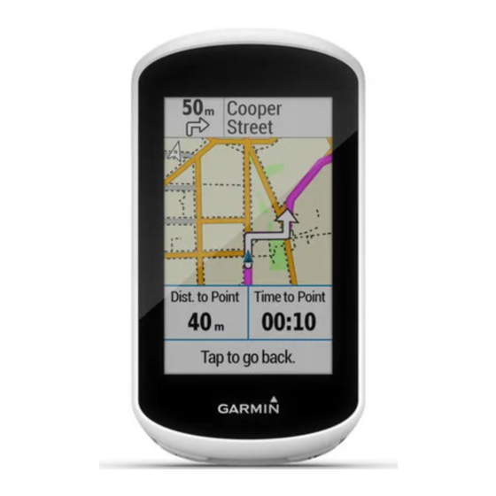 Garmin EDGE EXPLORE Gebruikershandleiding