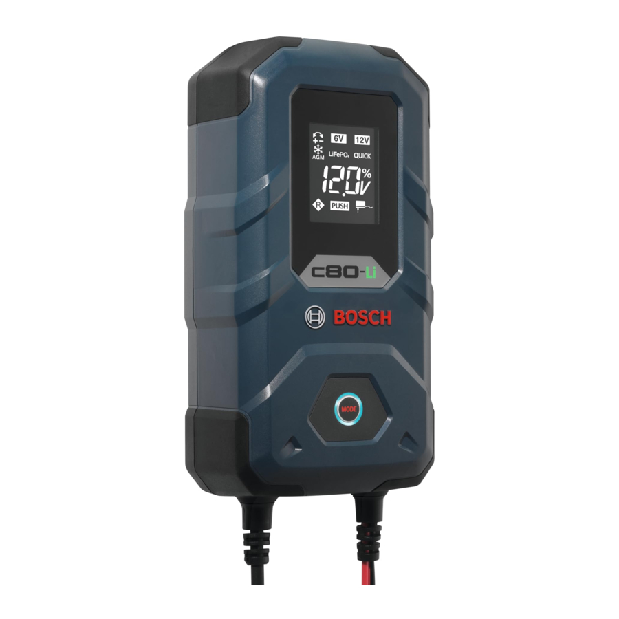 Bosch C80-Li Handleiding