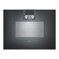 Gaggenau BS 471 Gebruiksaanwijzing