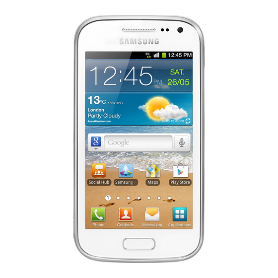 Samsung Galaxy Ace II Gebruiksaanwijzing