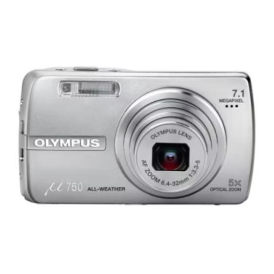 Olympus Stylus 750 Handleiding