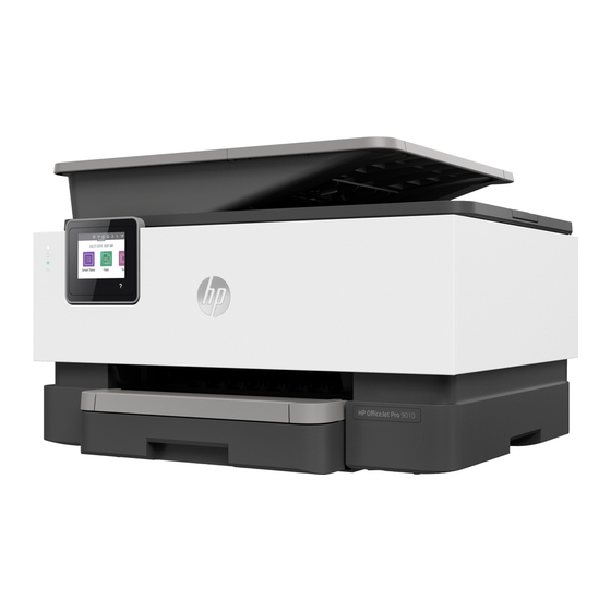 HP OfficeJet Pro 9010 Series Gebruikershandleiding