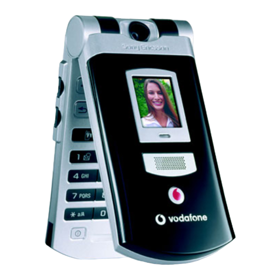 Sony Ericsson V800 Vodafone Handleiding