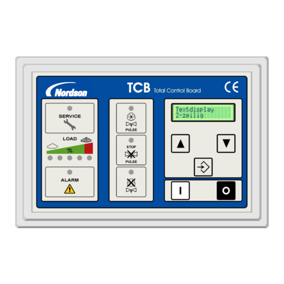 Nordson TCB Handleiding Voor Installatie, Gebruik En Onderhoud