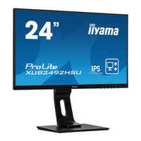 Iiyama ProLite XU2492HSU Gebruikershandleiding