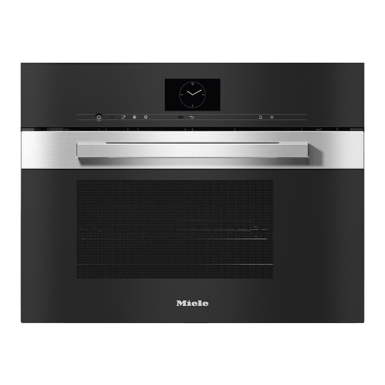 Miele DGM 7640 Gebruiks- En Montagehandleiding