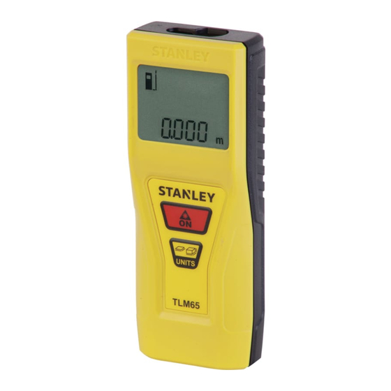 Stanley TLM65 Handleiding