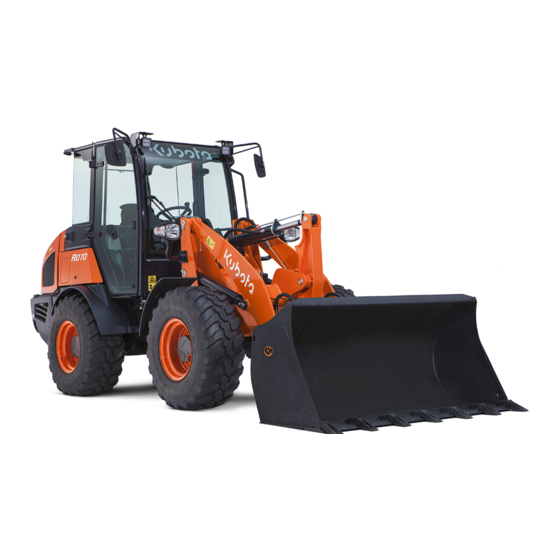 Kubota R070 Gebruiksaanwijzing