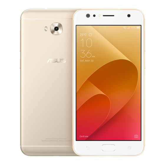 ASus Zenfone 4 Selfie Gebruikershandleiding