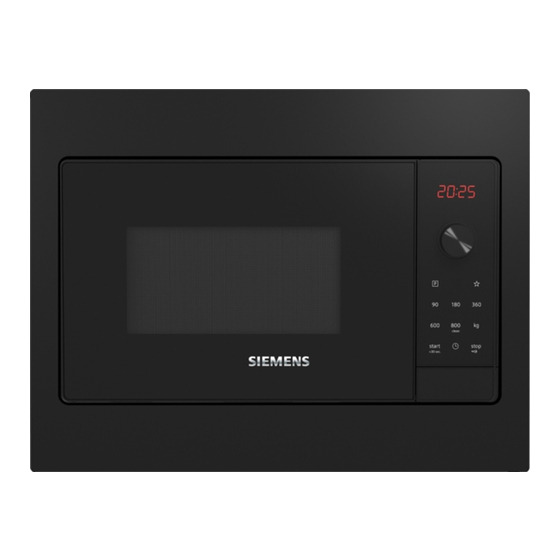 Siemens BF523LMS0 Gebruikershandleiding En Installatie-Instructies