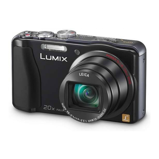 Panasonic Lumix DMC-TZ30 Gebruiksaanwijzing Voor Geavanceerde Kenmerken