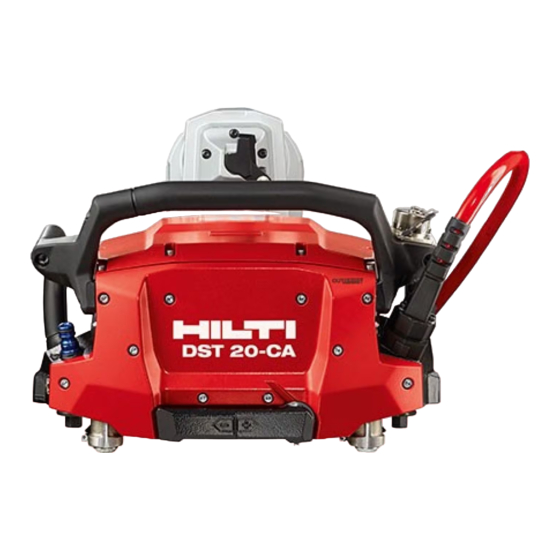 Hilti DST 20-CA Gebruikershandleiding