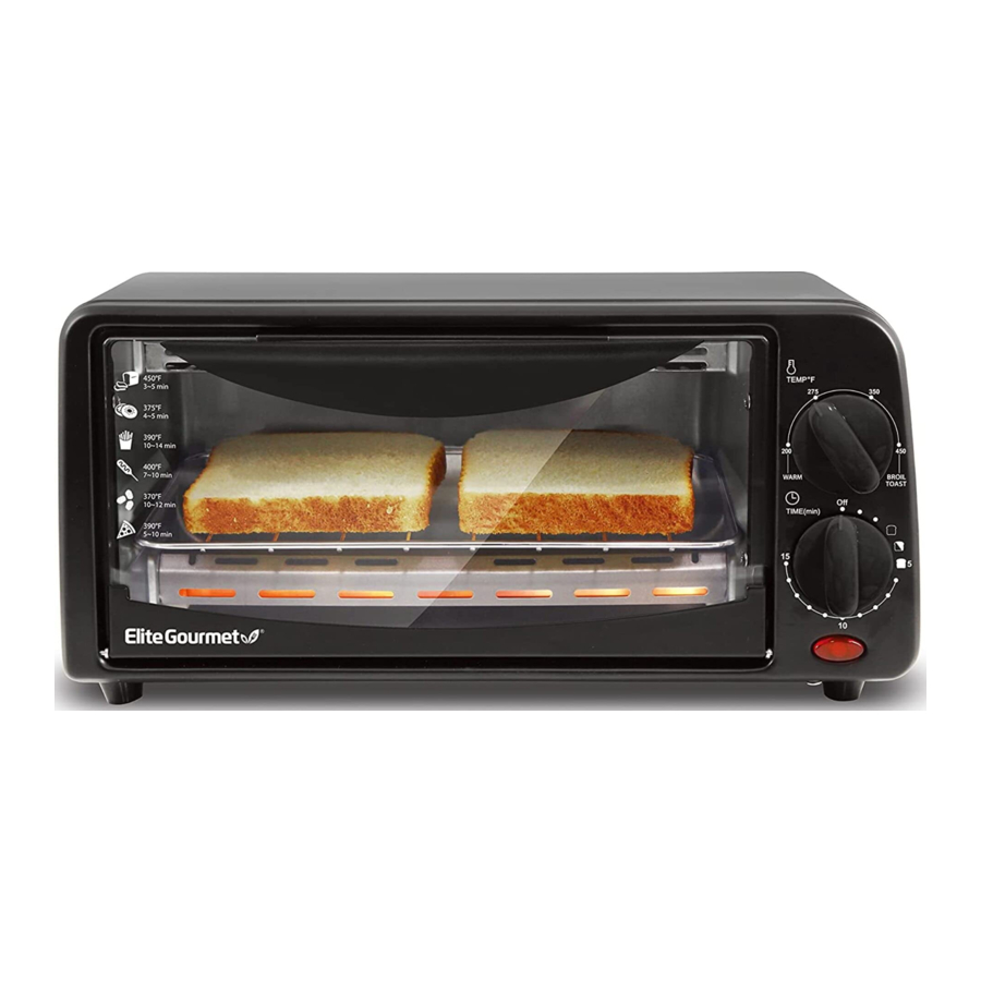 Elite Gourmet ETO236 broodrooster oven