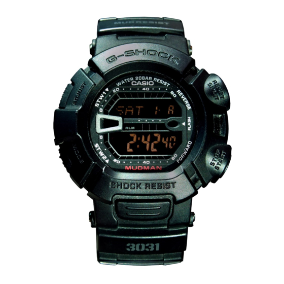 Casio 3031 Gebruiksaanwijzing