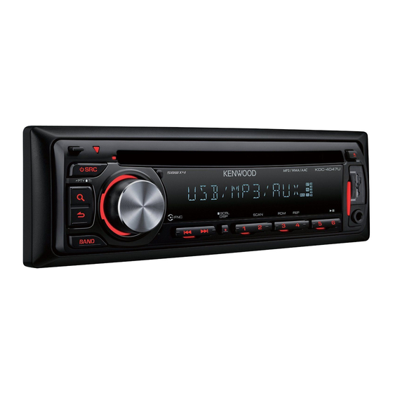 Kenwood KDC-4547U Gebruiksaanwijzing