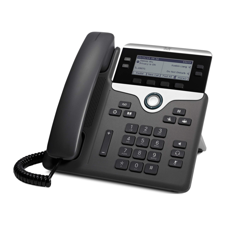 Cisco 7800 telefoon