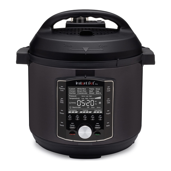 Instant Pot Pro Gebruikershandleiding