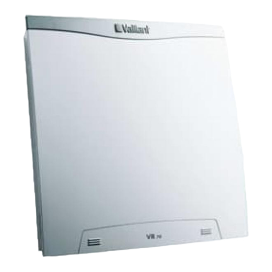 Vaillant VR 71 Installatiehandleiding