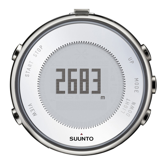 Suunto LUMI Gebruikershandleiding