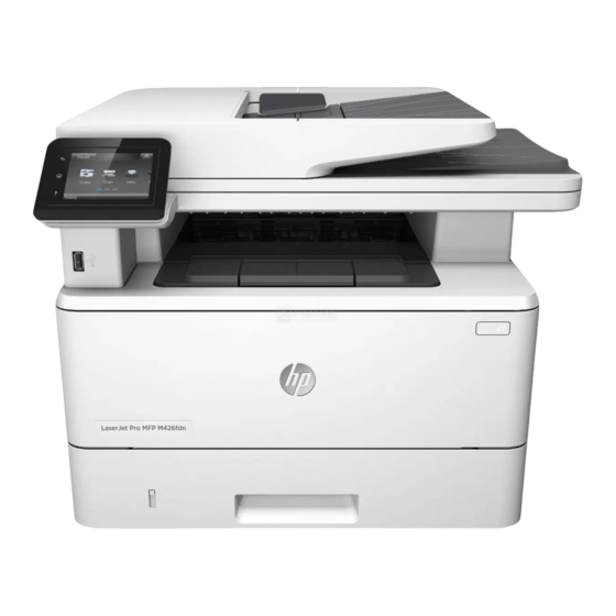 HP LaserJet Pro MFP M426 Series Gebruikershandleiding