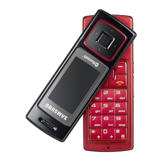 Samsung SGH-F200 Gebruiksaanwijzing