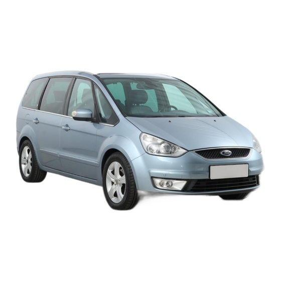 Ford Galaxy 2009 Instructieboekje