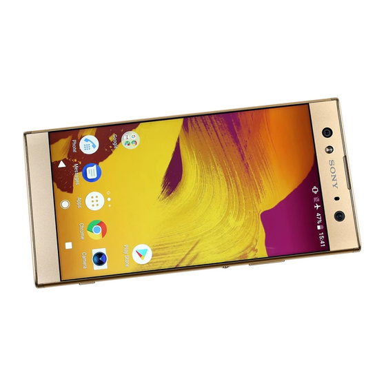 Sony Xperia XA2 Ultra Series Gebruikershandleiding