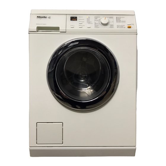 Miele W 2241 Gebruiksaanwijzing