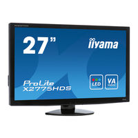 Iiyama ProLite X2775HDS Gebruikershandleiding