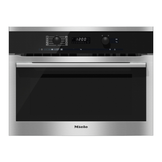 Miele H6100BM Gebruiks- En Montagehandleiding