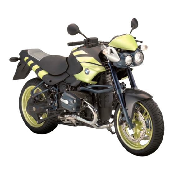 BMW Motorrad R 1150 R 2002 Handleiding