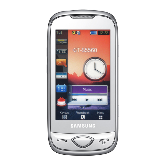 Samsung GT-S5560 Gebruiksaanwijzing