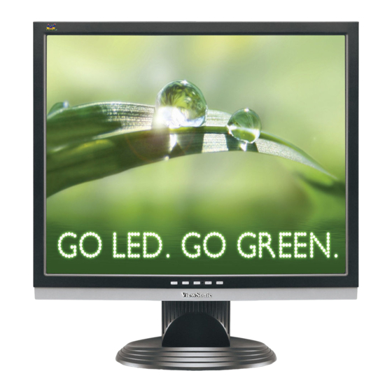 ViewSonic VA926-LED Gebruikshandleiding