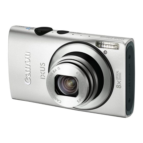 Canon IXUS 230 HS Gebruikershandleiding