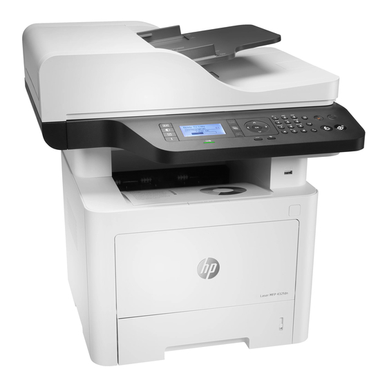 HP Laser MFP 432fdn Gebruikershandleiding