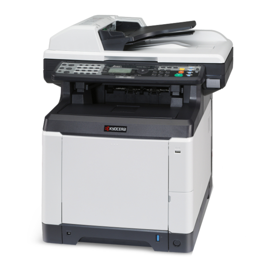 Kyocera Ecosys FS-C2026MFP+ Gebruikershandleiding