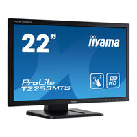 Iiyama ProLite T2253MTS-B1 Gebruikershandleiding