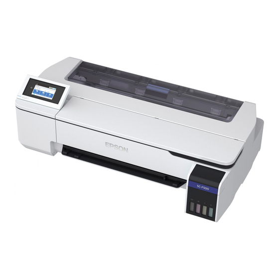 Epson SC-F500 Series Gebruikershandleiding